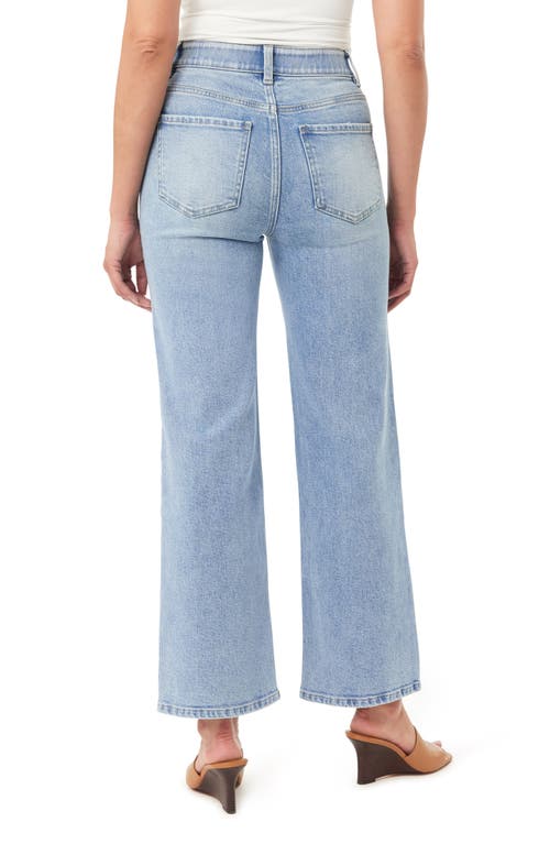 Curve Appeal Coffee Date High Waist Straight Leg Jeans In Blue