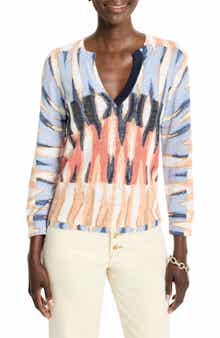 NIC+ZOE Cotton Blend Slub Sweater