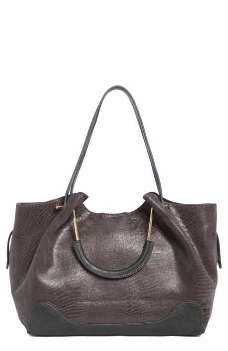 Haven Lizard Embossed Faux Leather Tote