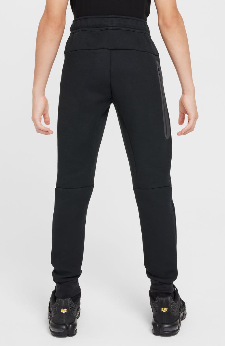Nike Kids' Sportswear Tech Fleece Joggers, Alternate, color, Black/ Grey Heather/ Black