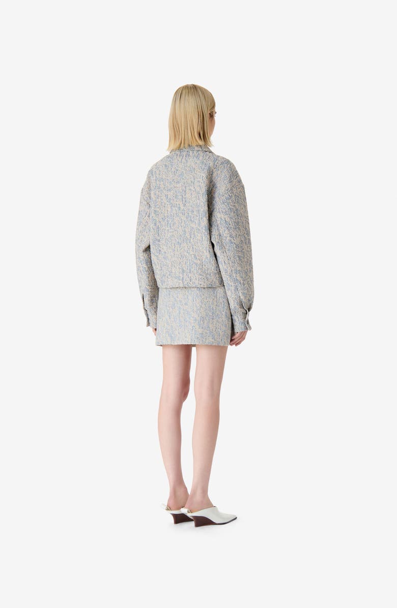 IRO Elixio Mini Skirt, Alternate, color, Beige / White / Black