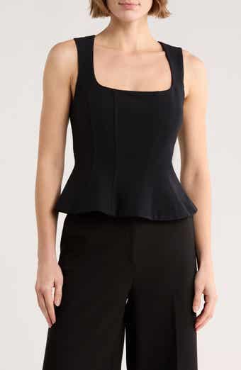 Parker Sleeveless Peplum Top
