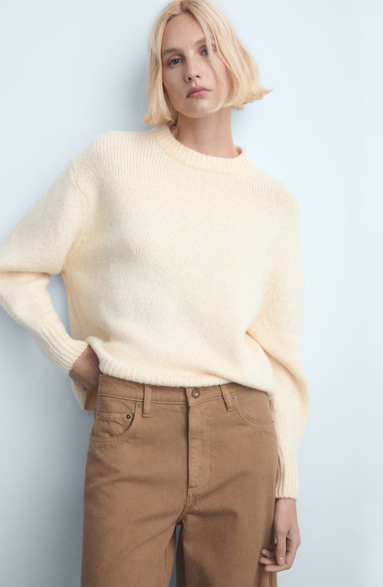 MANGO Low Rise Balloon Jeans, Alternate, color,