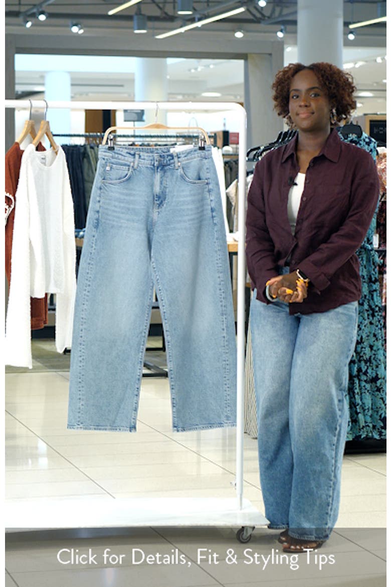 Hattie High Waist Ankle Barrel Leg Jeans video