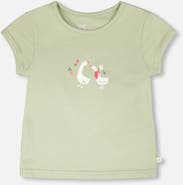 Deux par Deux Organic Cotton Jersey Short Sleeve T-Shirt