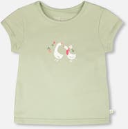 Deux par Deux Organic Cotton Jersey Short Sleeve T-Shirt