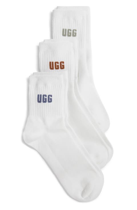 Quinlin Logo Quarter Socks 3-Pack