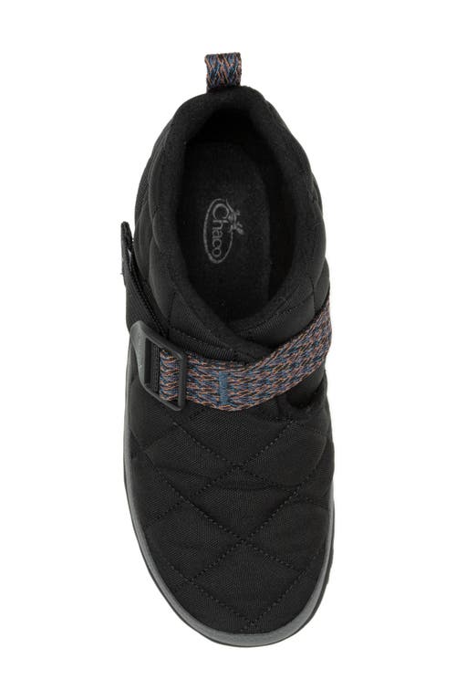 Chaco Ramble Rugged Puffer Slip-on In Black Graphite