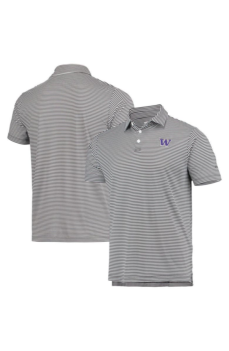 Columbia Men's Columbia Golf Black Washington Huskies Club Invite Omni-Wick Polo, Main, color, 