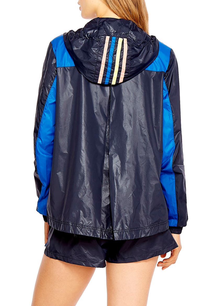 Magic Ash Water Resistant Jacket, Alternate, color, INDIGO/ MULTI