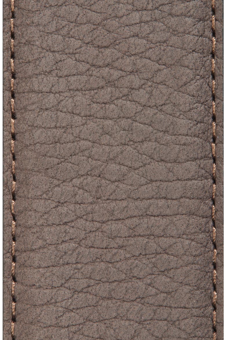 Madison Leather Belt, Alternate, color, DARK BROWN