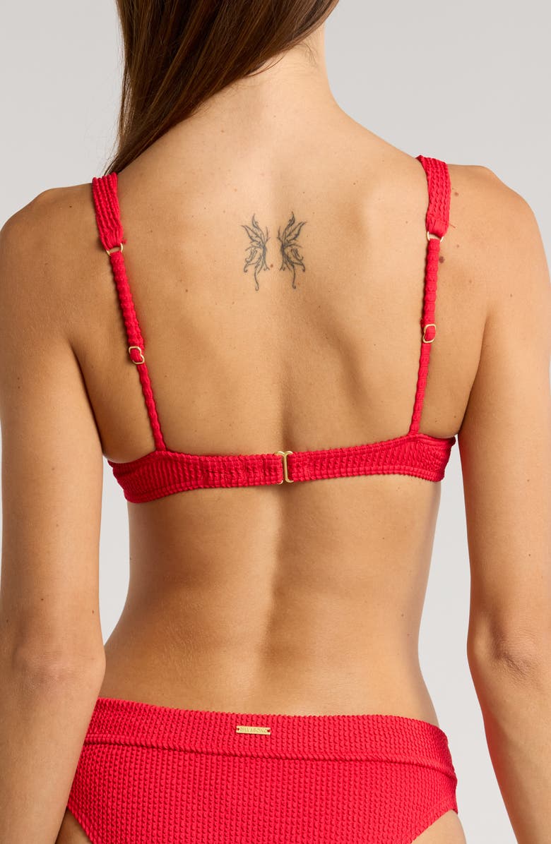 Billabong Summer High Ruby Underwire Bikini Top, Alternate, color, Fiesta Red