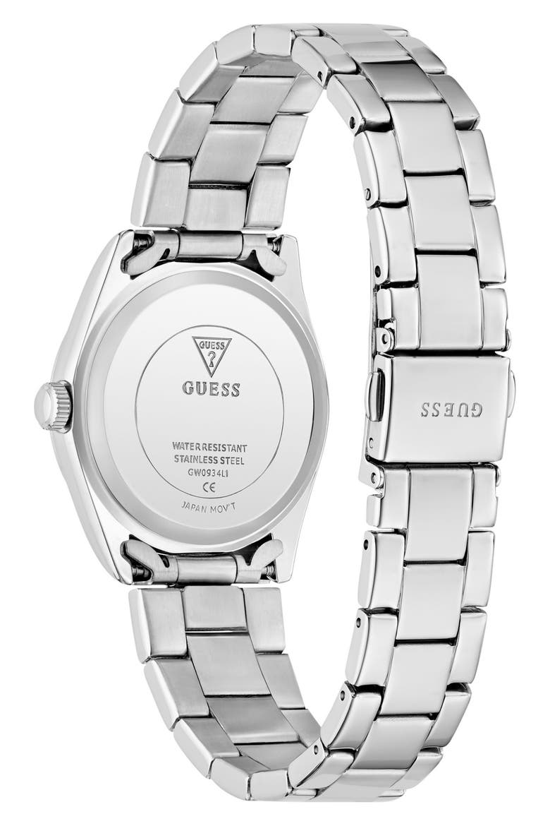 Date Bracelet Watch, 32mm, Alternate, color, PINK/ SILVER