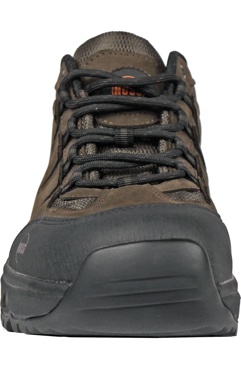 Hoss Boot Company HOSS Eric Low Soft Toe Wedge Work Shoe, Alternate, color, Dark Brown