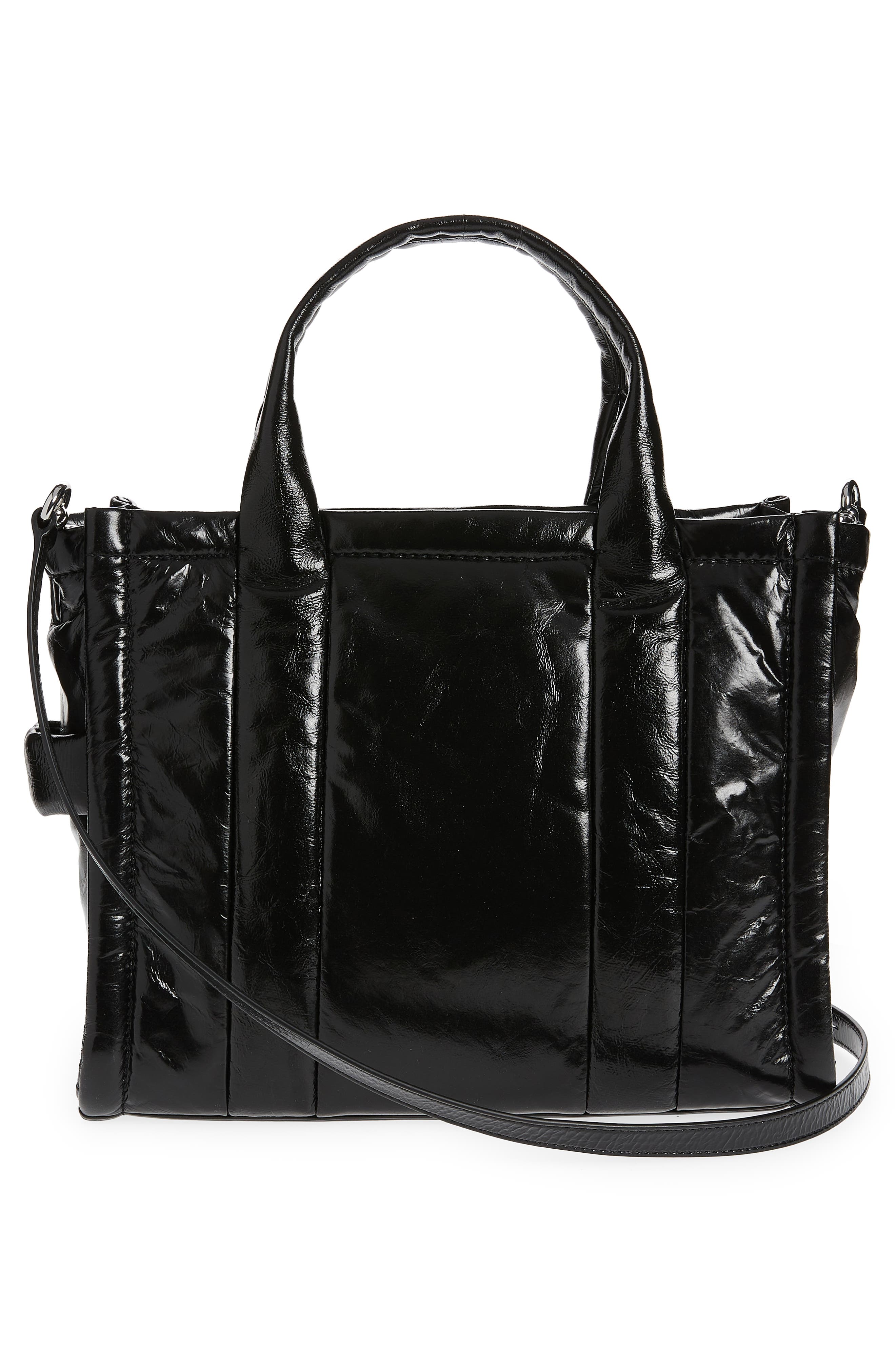 Marc Jacobs The Crinkle Leather Medium Tote Bag, Alternate, color, 