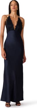 Steve Madden Phia Lace & Satin Dress