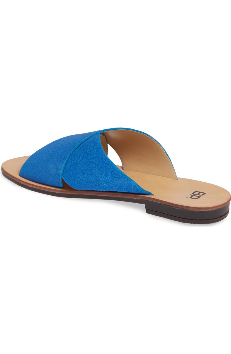 BP. Twist Cross Strap Sandal, Alternate, color,