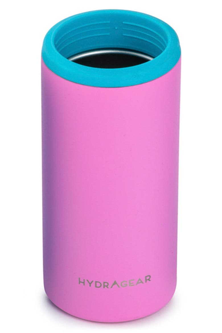 12-Ounce Slim Can Cooler, Alternate, color, PINK BLUE