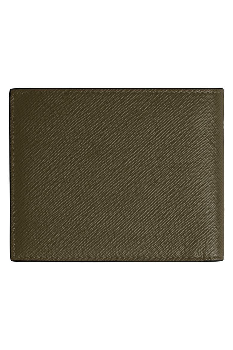 Sartorial Leather Bifold Wallet, Alternate, color, KHAKI