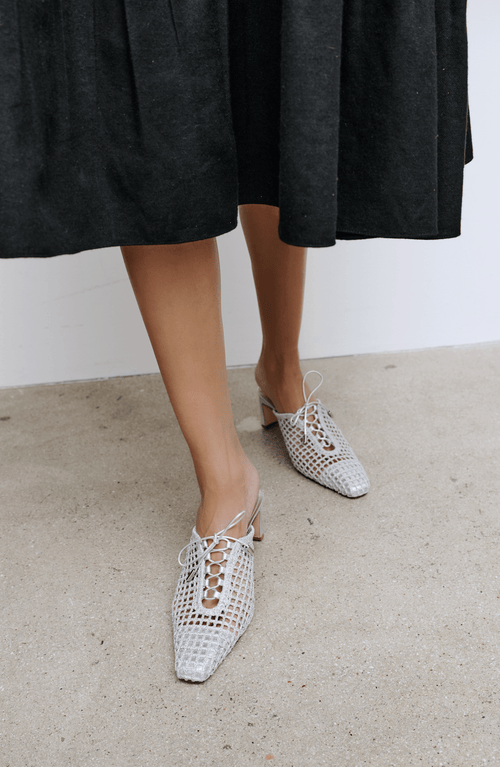 Daniella Shevel Lina Sandal In Silver