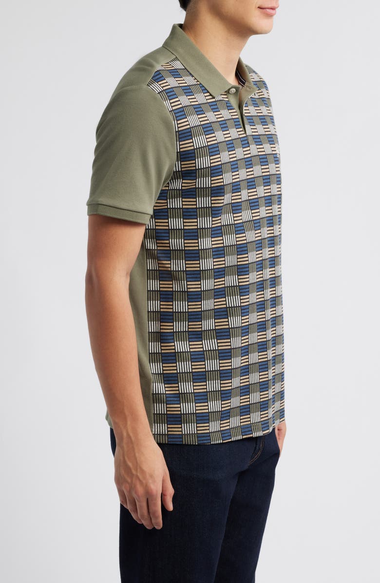 Original Penguin Geo Jacquard Cotton Polo, Alternate, color, 