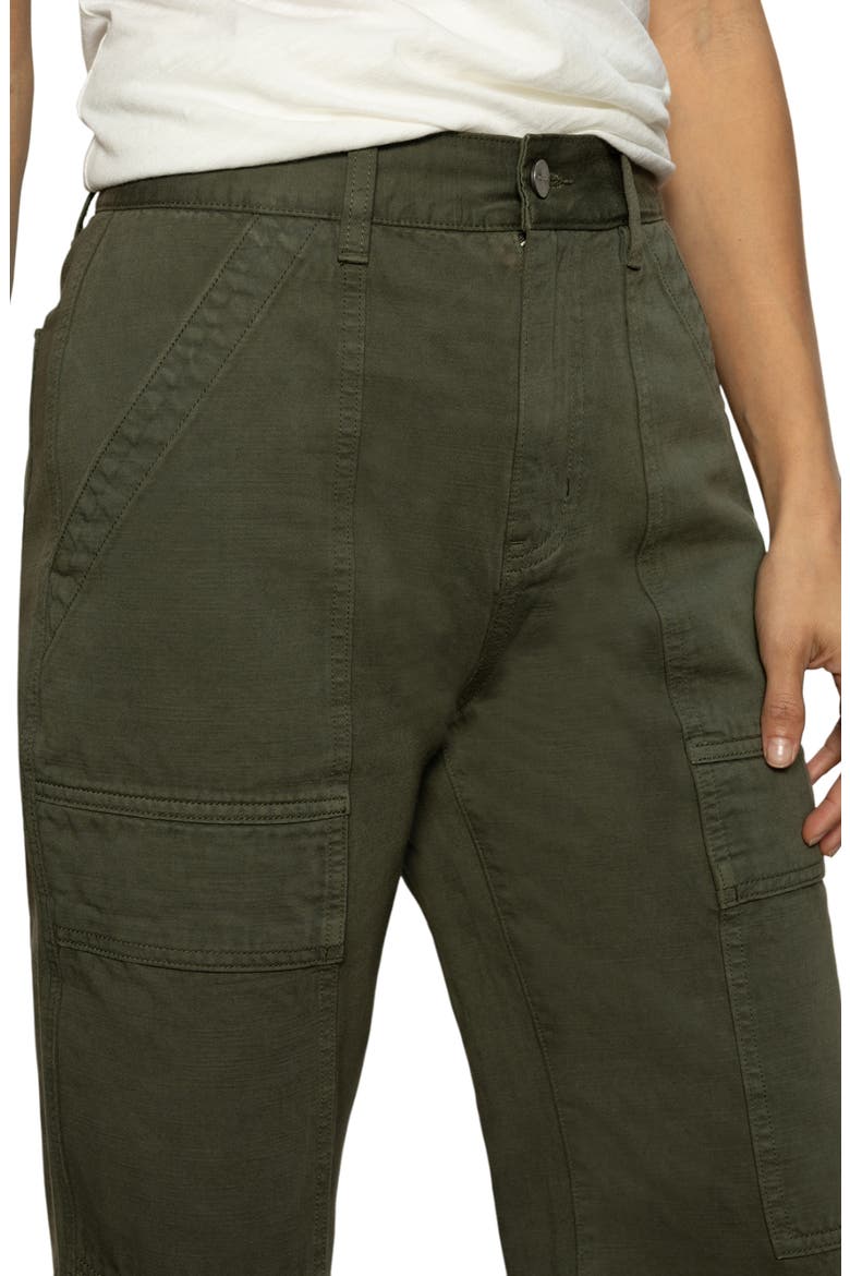 Cotton Utility Pants, Alternate, color, KALAMATA