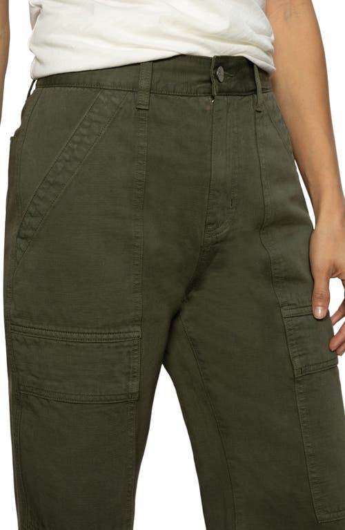 Sanctuary Cotton Utility Pants In Green