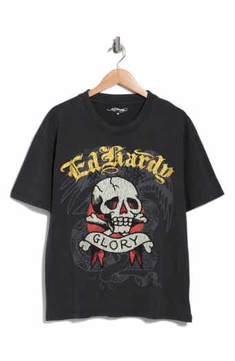 Rhinestone Glory Skull Boxy Graphic T-Shirt