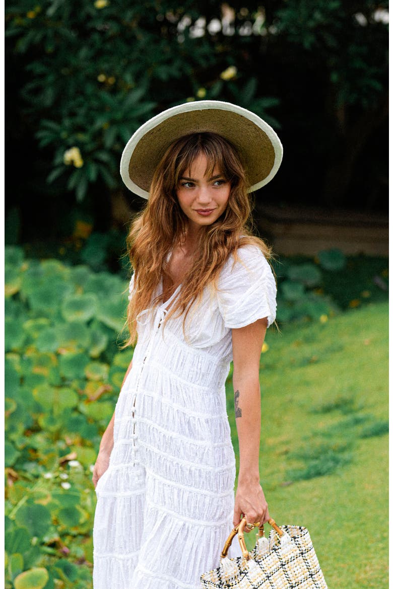 The Loretta Linen Jute Hat, Alternate, color, Beige