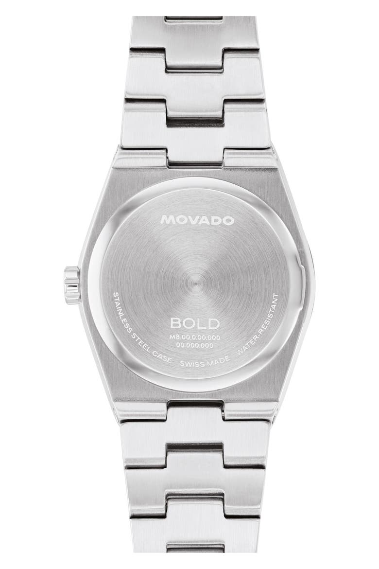 Mini Bold Quest Bracelet Watch, 28mm, Alternate, color, WHITE DIAL