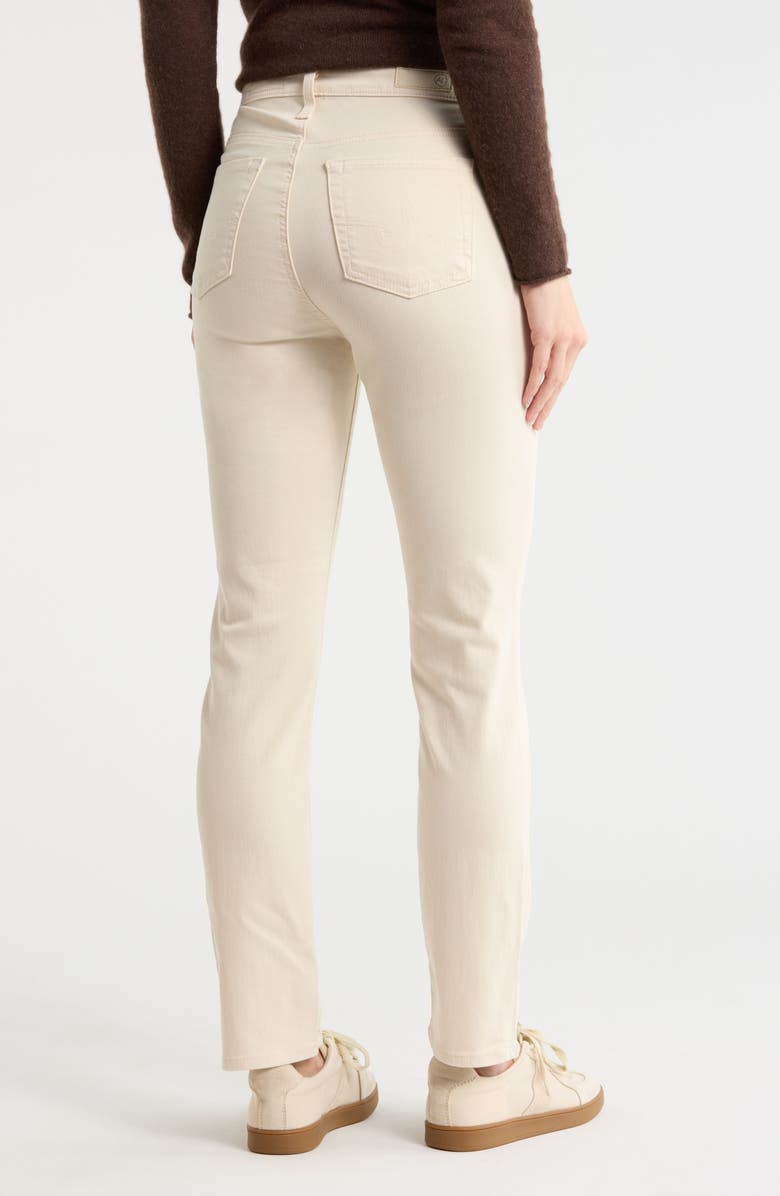 AG Mari Ankle Slim Straight Jeans, Alternate, color, Ivory Clay