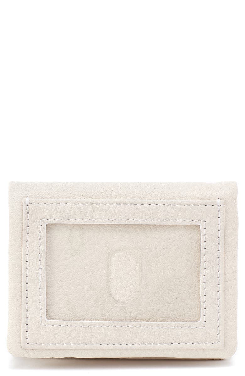 HOBO Mini Lumen Leather Bifold Wallet, Main, color, Coastal Cloud