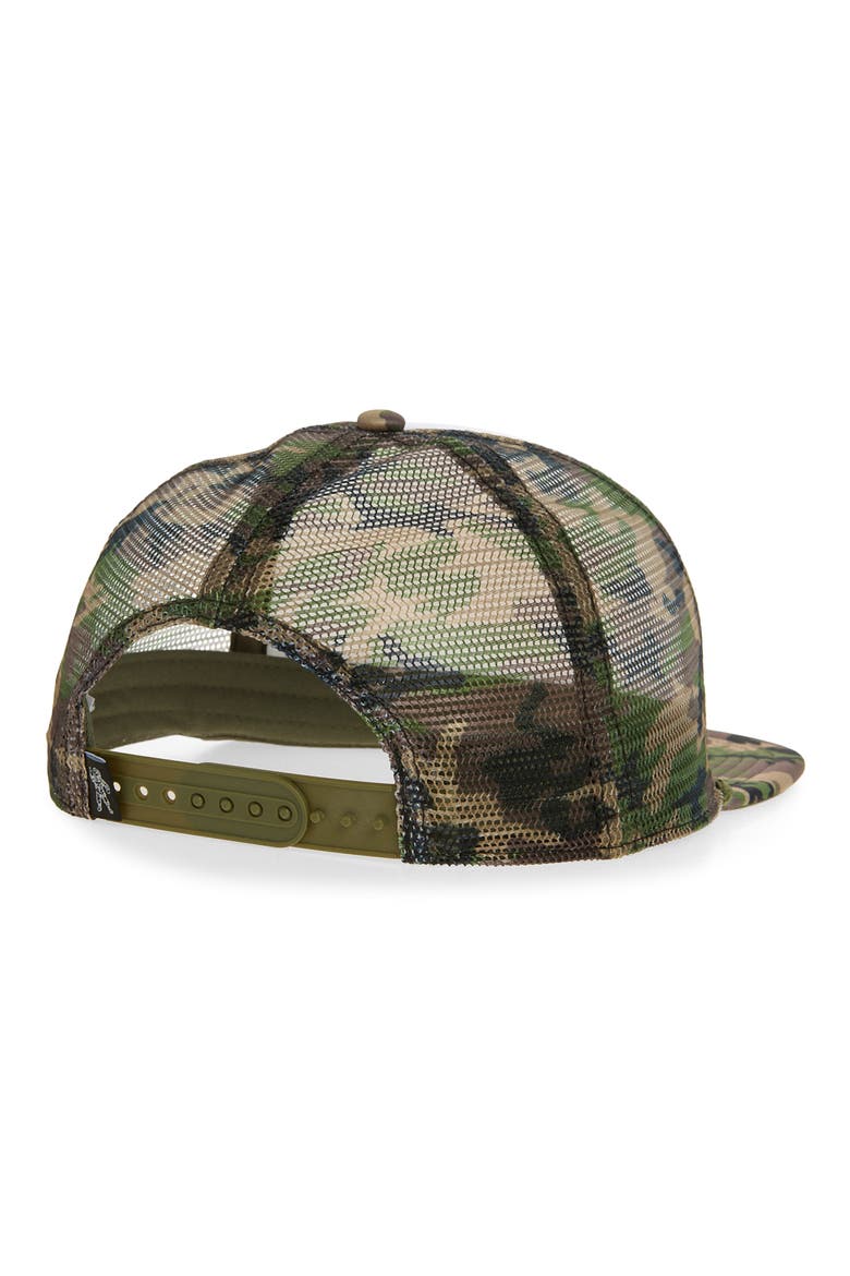 Camo Trucker Hat, Alternate, color, CYPRESS