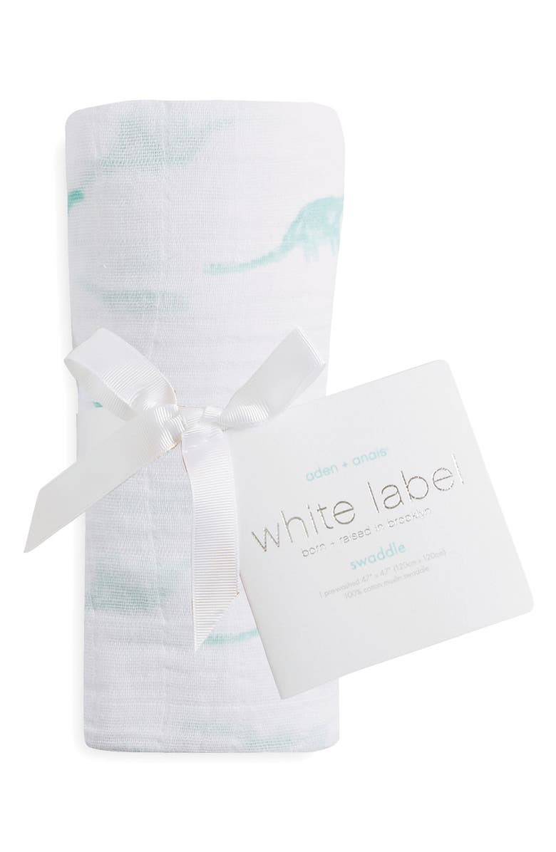 aden + anais White Label Classic Swaddling Cloth, Alternate, color, 