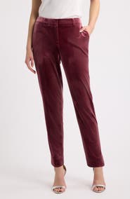Tahari ASL Velvet Classic Ankle Pants