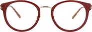 Gucci 52mm Round Optical Glasses