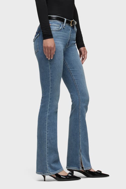 Hudson Jeans Barbara High-rise Bootcut W/ Flap In Blue