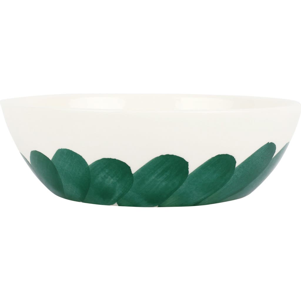 Vietri Lisbon Brushstroke Cereal Bowl In Green