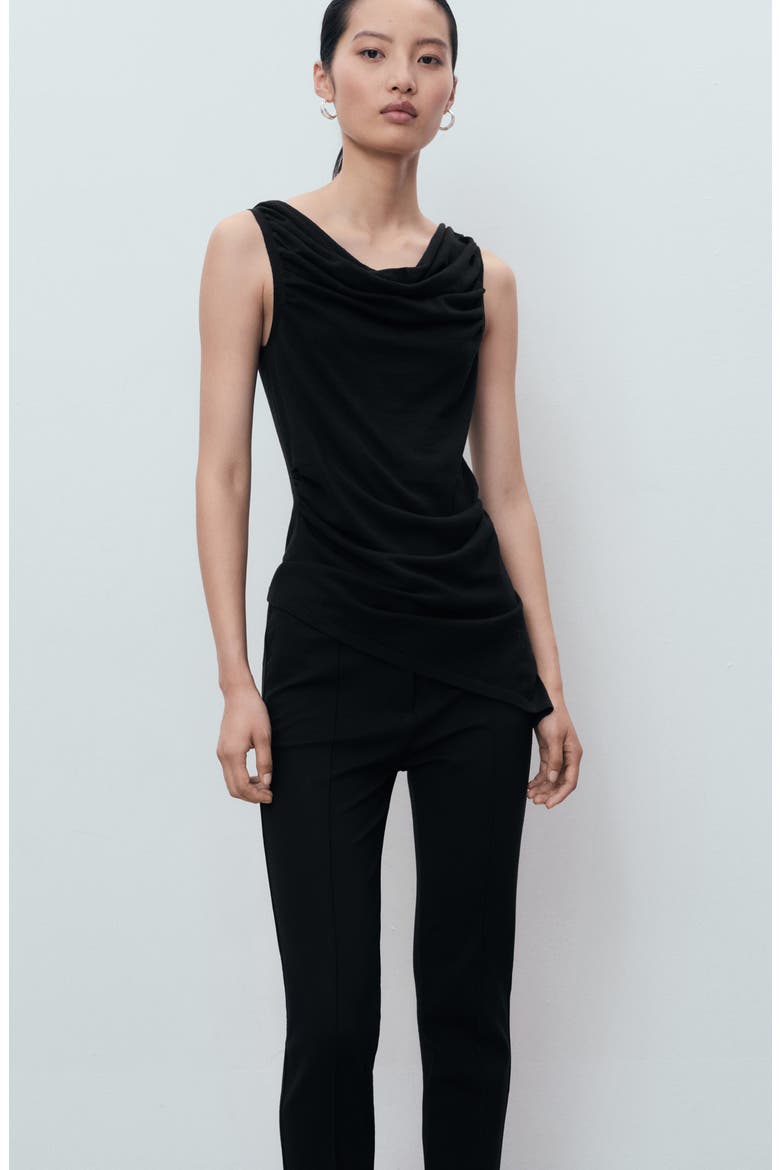 Straight Leg Pants, Alternate, color, BLACK