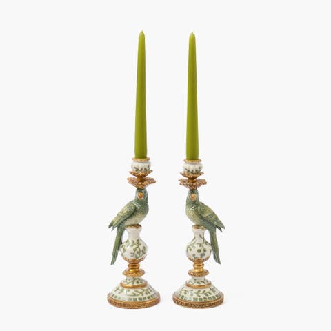 Parrot Candle Holders (Pair)
