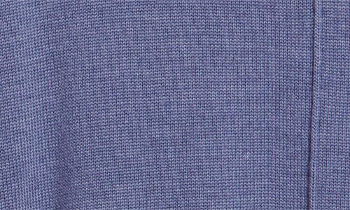 Eileen Fisher Crewneck Wool Sweater In Blue