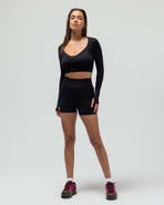 Reformer Ribbed Biker Short