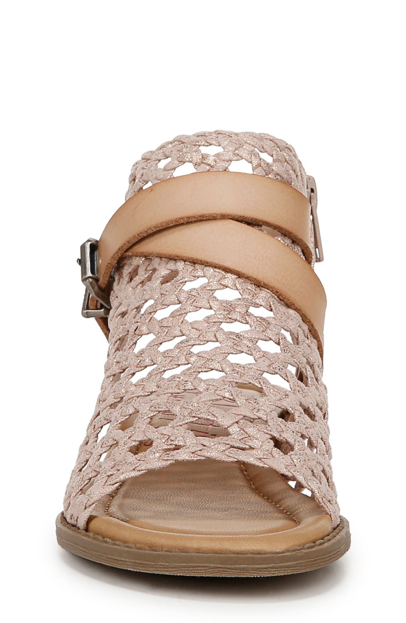 Blowfish Malibu Kids' Balla Woven Sandal, Alternate, color, White/ Blush