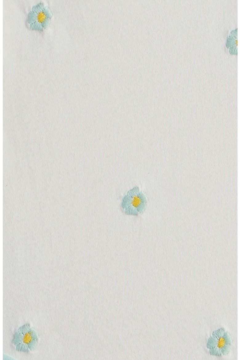 Bodysuit, Bloomers & Headband Set, Alternate, color, IVORY FLOWERS- TEAL