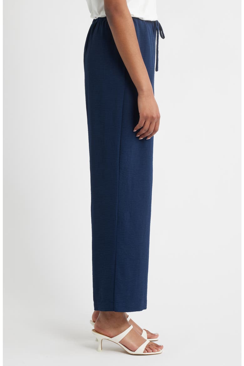 Relaxed Drawstring Waist Pants, Alternate, color, NAVY