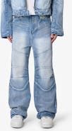 mnml Paneled Moto Denim Jeans