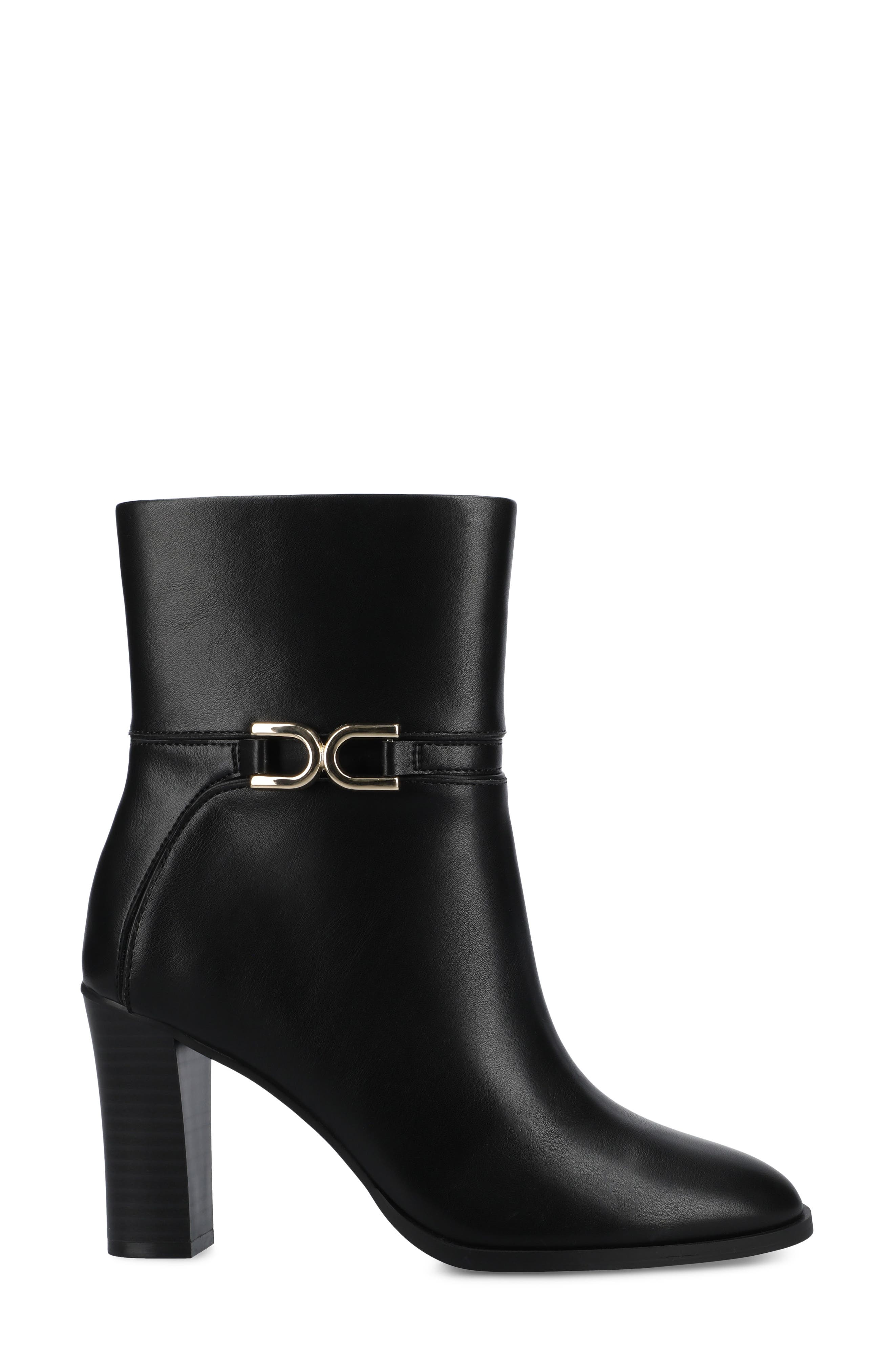 Freyja Bootie, Alternate, color, BLACK SMOOTH