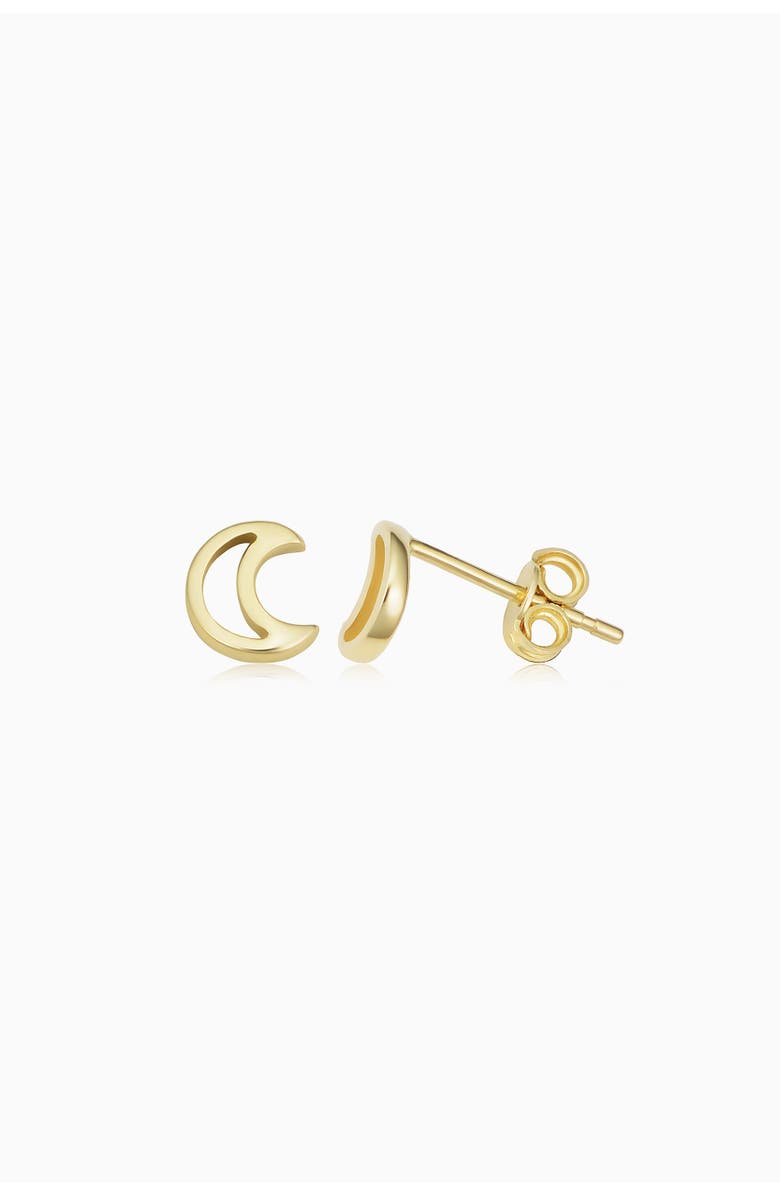 Oradina 14K Yellow Gold Moondance Studs, Alternate, color, Yellow Gold