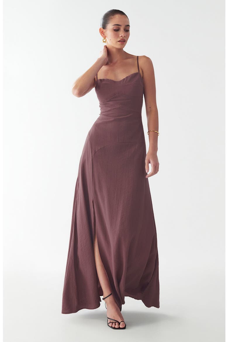 Tia Dress, Alternate, color, Dusty Plum
