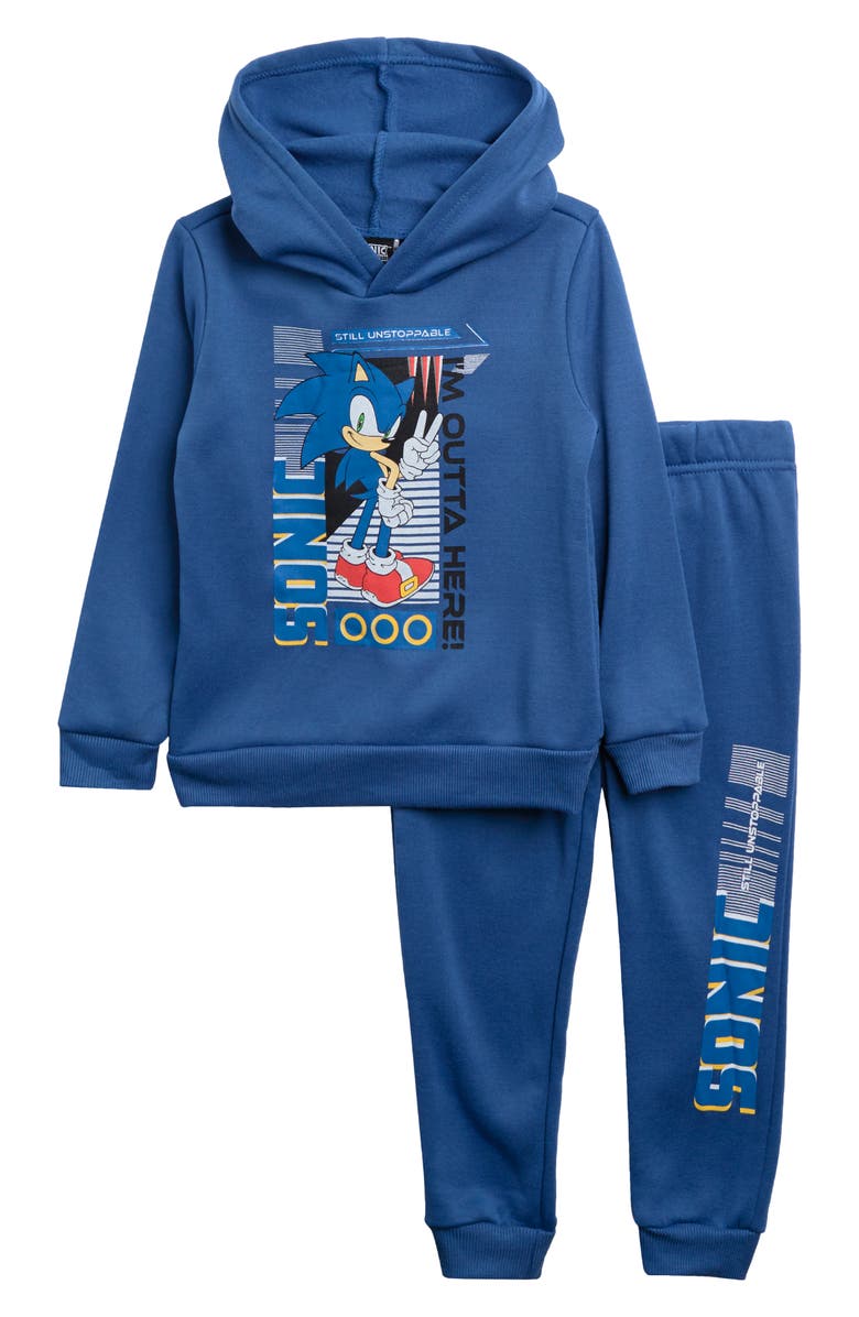 ASSORTED Kids' Sonic Fleece Hoodie & Joggers Set, Main, color,